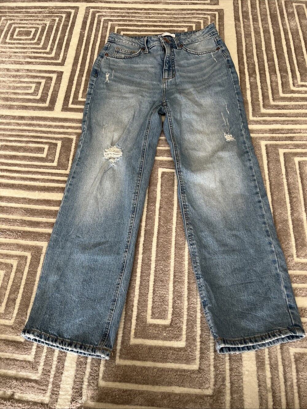 LC Lauren Conrad Jeans Women's s Size 4 Light Blue Distressed